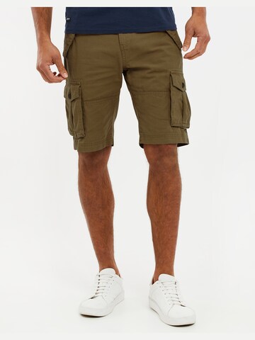 Threadbare Regular Cargo trousers 'Lugo' in Brown: front