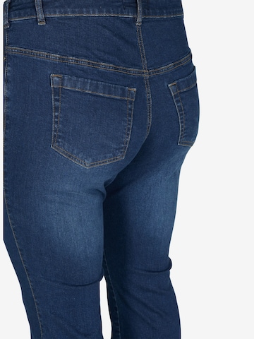 Bootcut Jeans 'Ellen' de la Zizzi pe albastru