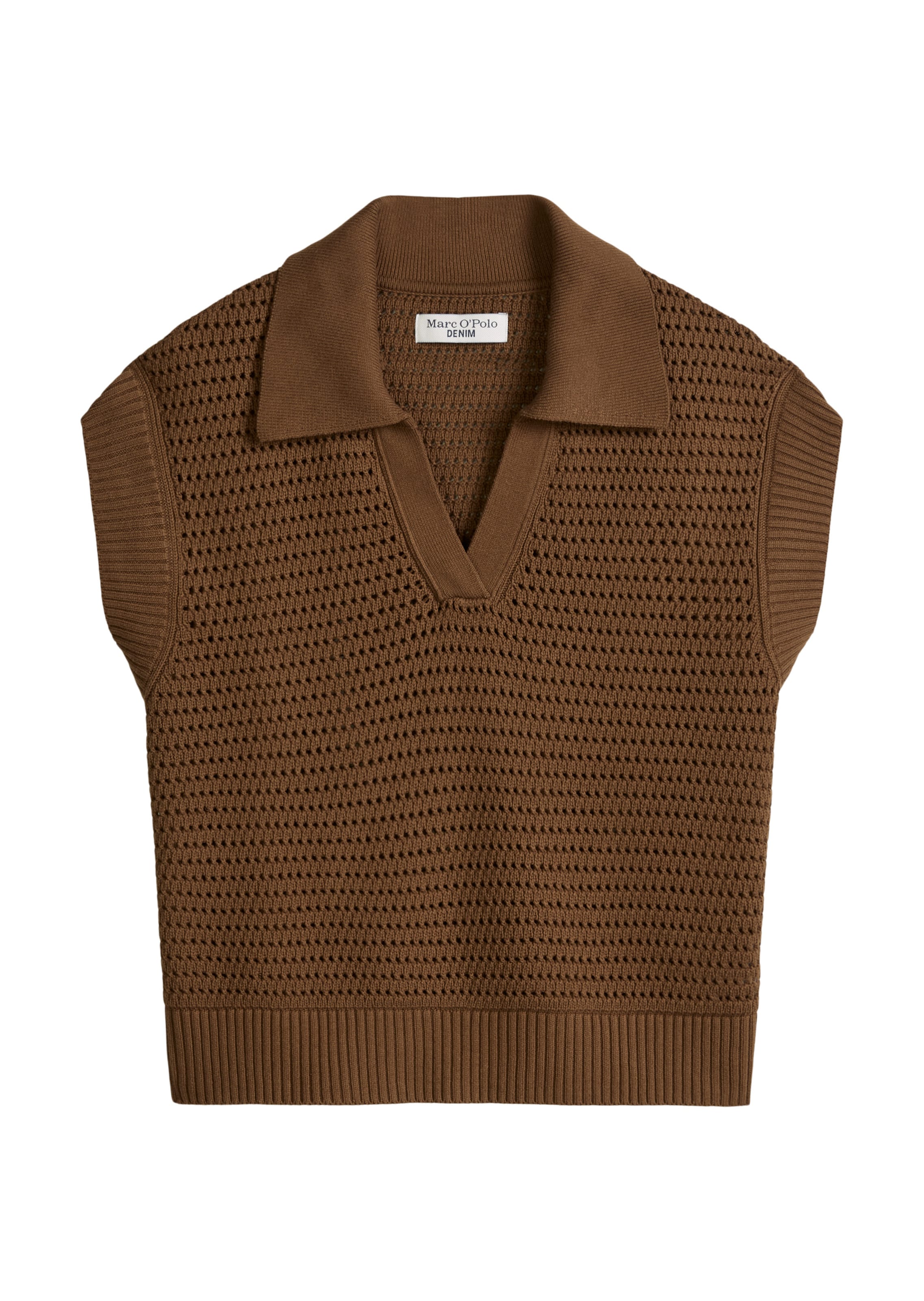 Marc O'Polo DENIM Trui in Bruin: voorkant