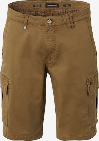No Excess Cargo Pants in Brown: front
