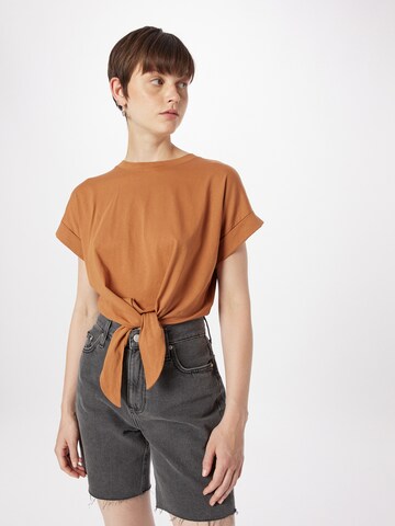 QS Shirt in Braun: Vorderseite