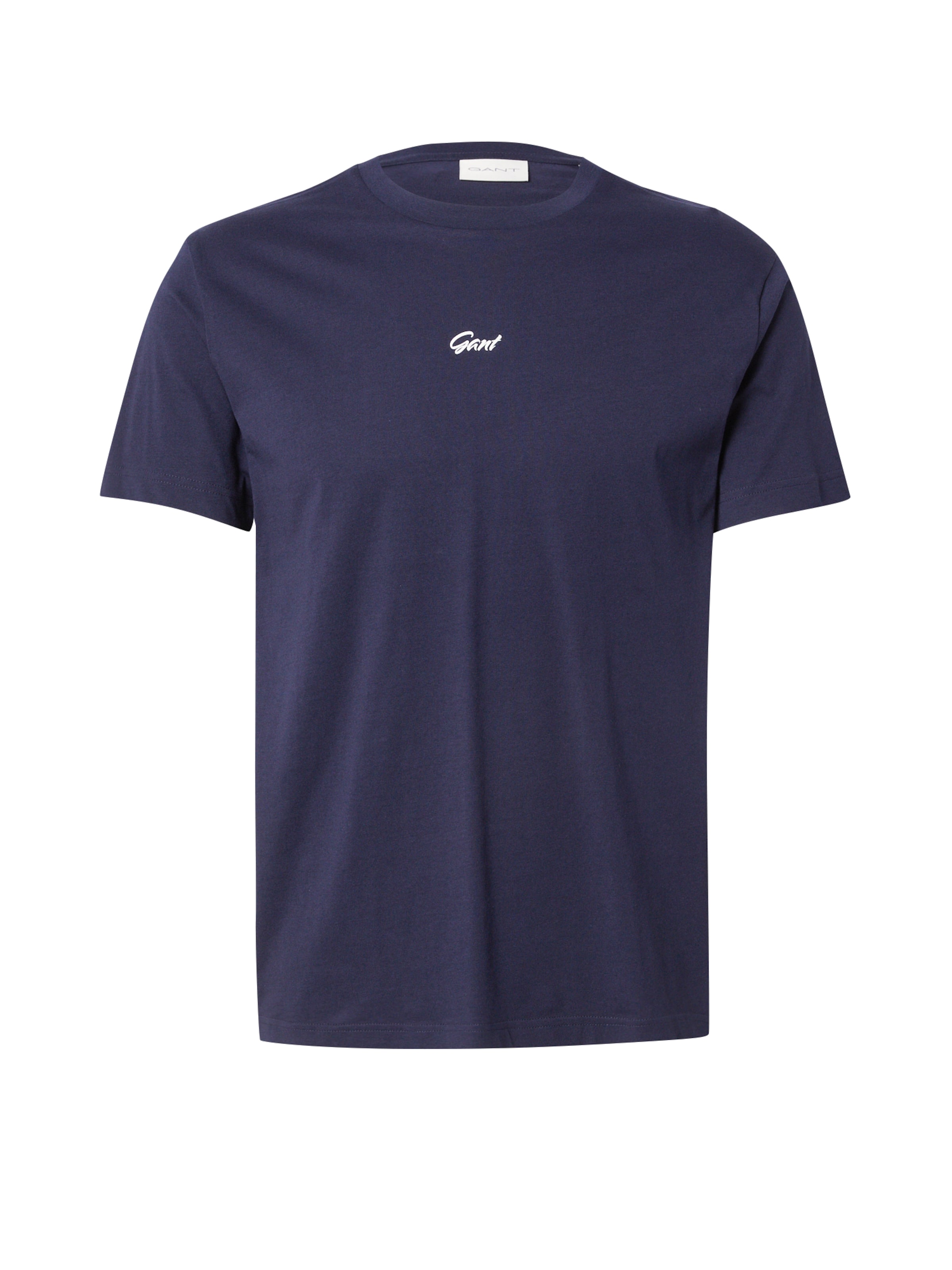 GANT Тениска в синьо: отпред