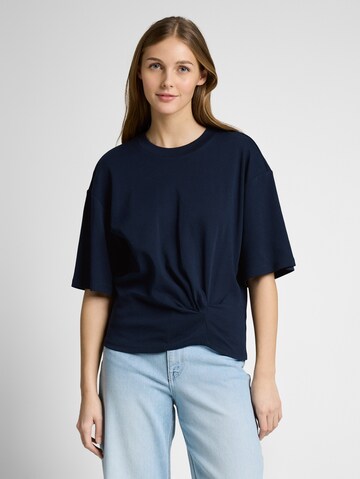 T-shirt TOM TAILOR DENIM en bleu : devant