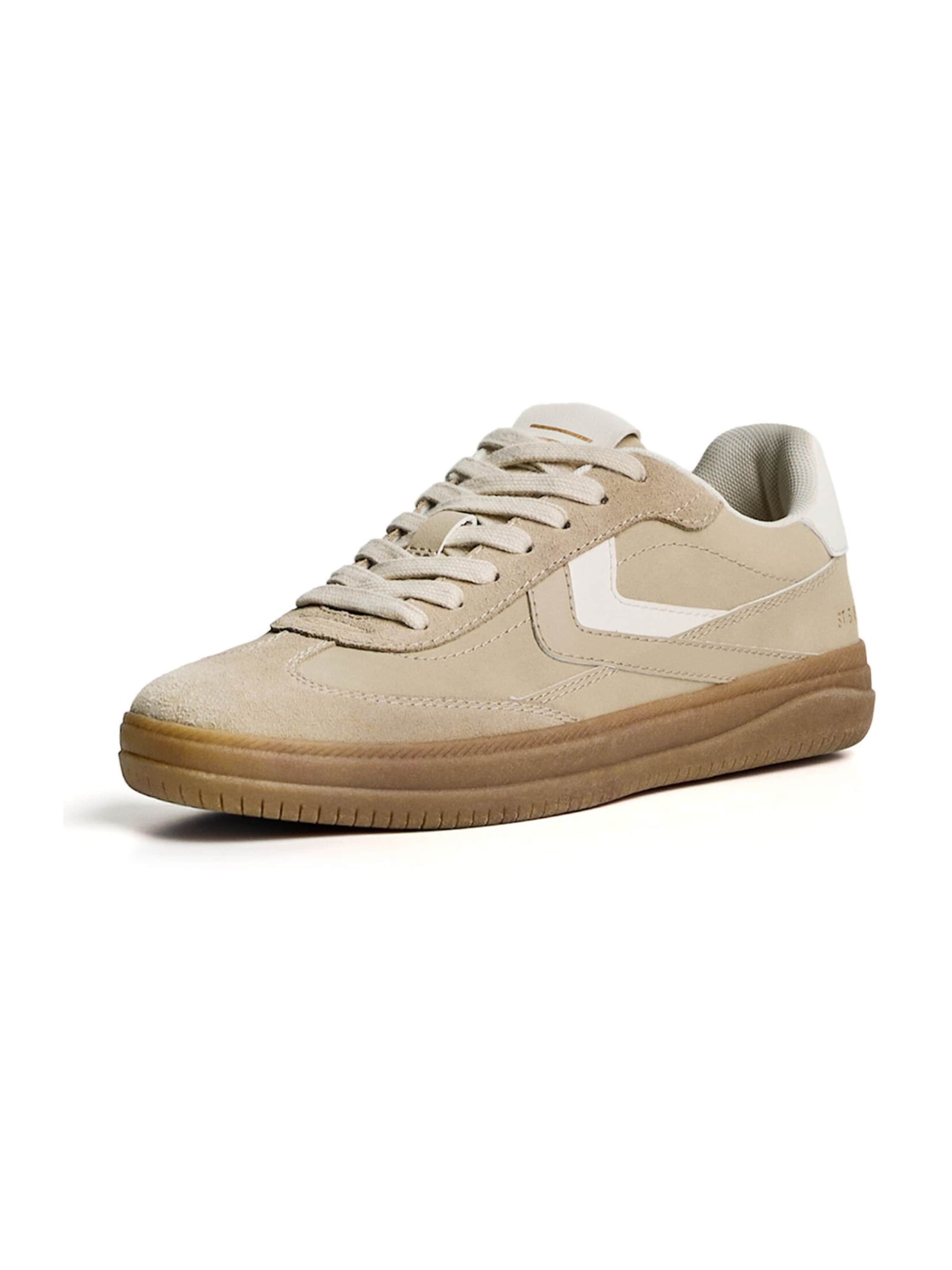 Sneaker bassa 'ARENA' di Bershka in beige: frontale