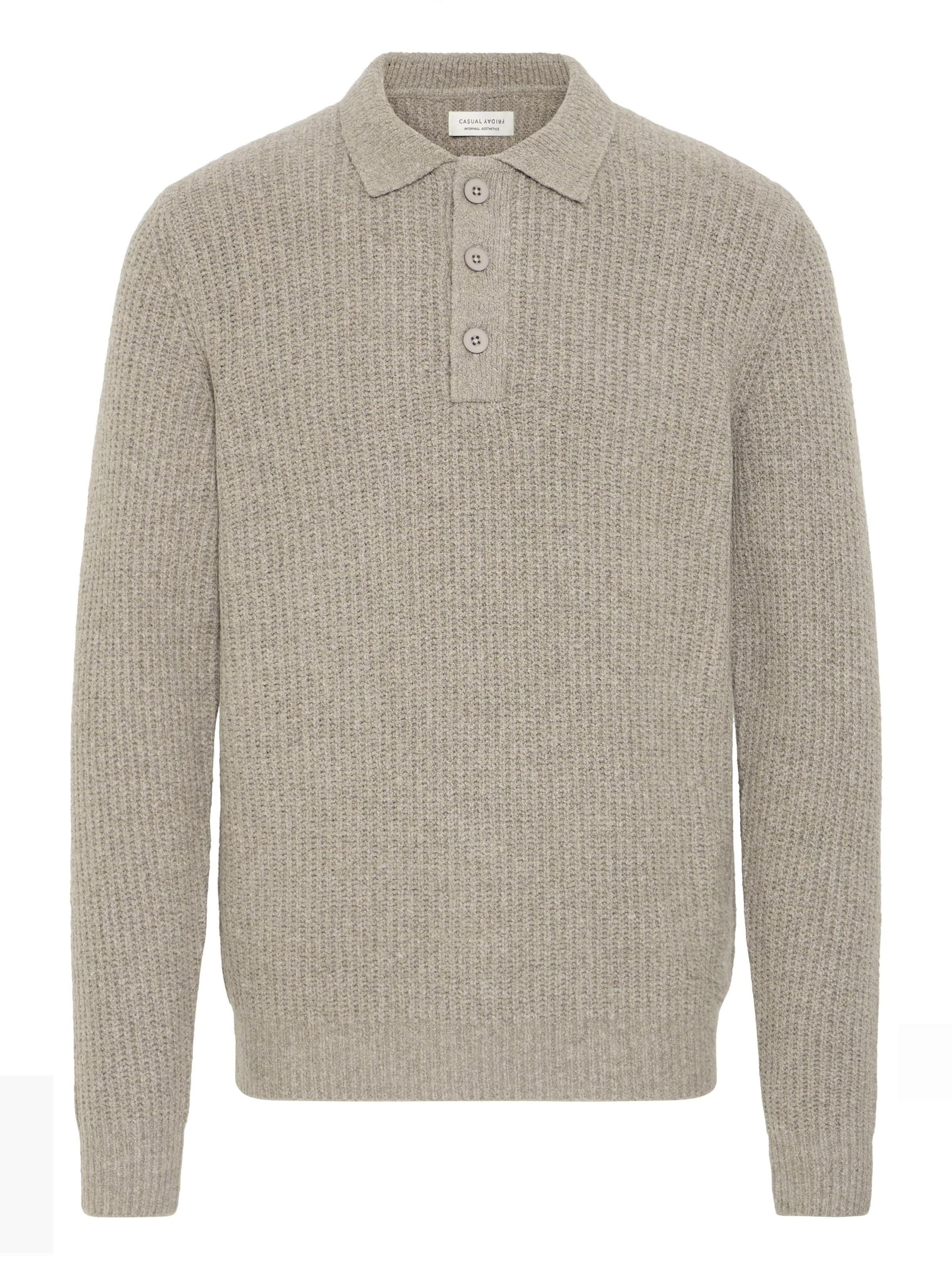 Casual Friday - Pullover ' CFGAHN ' em cinzento: frente