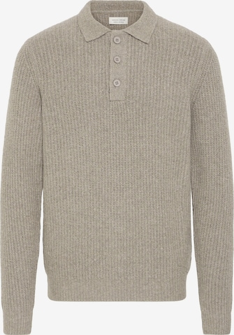Casual Friday Strickpullover ' CFGAHN ' in Grau: Vorderseite