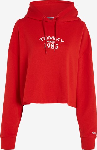 Tommy Jeans Curve - Sudadera en rojo: frente