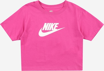 Nike Sportswear Tričko – pink: přední strana