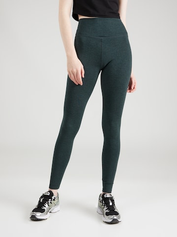 Girlfriend Collective Slimfit Športne hlače 'Reset Lounge' | zelena barva: sprednja stran