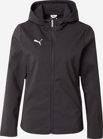 PUMA Urheilutakki 'TeamADDITIONS' värissä musta: etupuoli