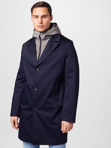 CINQUE Ανοιξιάτικο και φθινοπωρινό παλτό 'WALES' σε μπλε: μπροστά