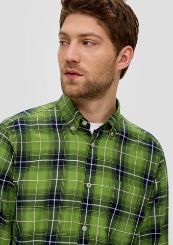 s.Oliver Regular fit Button Up Shirt in Green