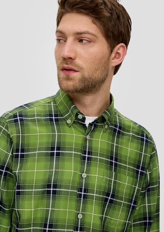 s.Oliver Regularny krój Koszula w kolorze zielony