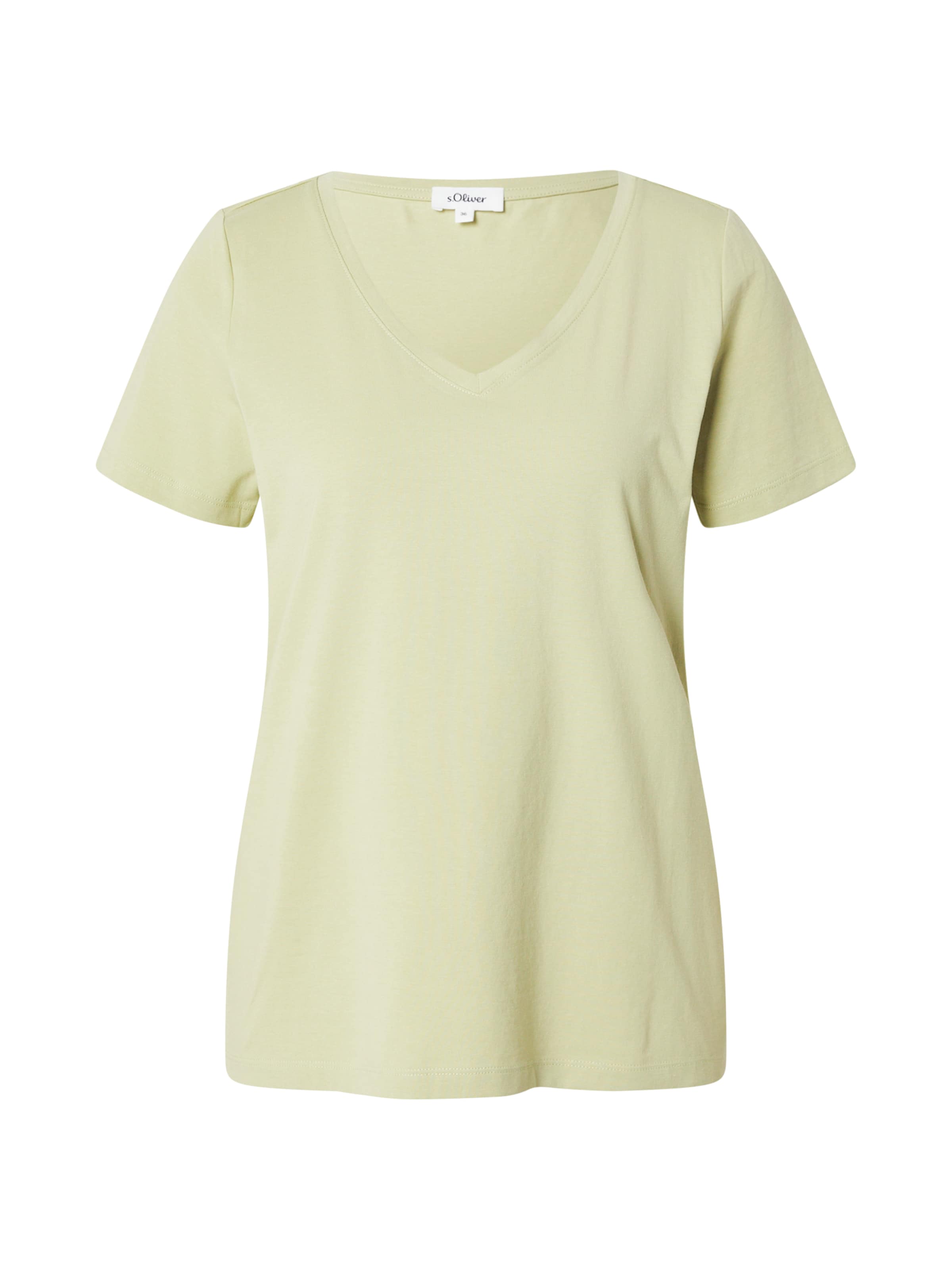 s.Oliver Μπλουζάκι σε πράσινο: μπροστά