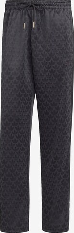 ADIDAS ORIGINALS Loosefit Broek 'Graphics Monogram' in Zwart: voorkant