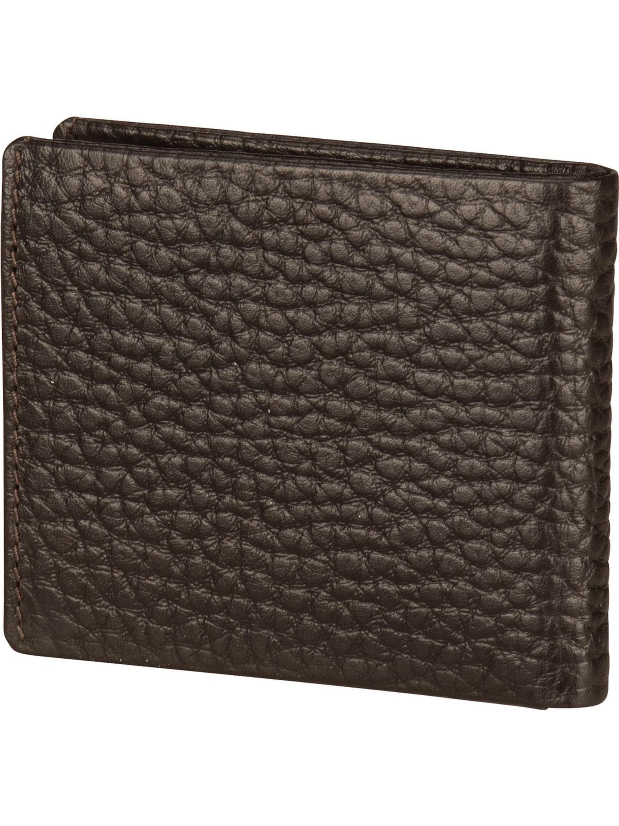 Portamonete 'Yannik' di Braun Büffel in marrone