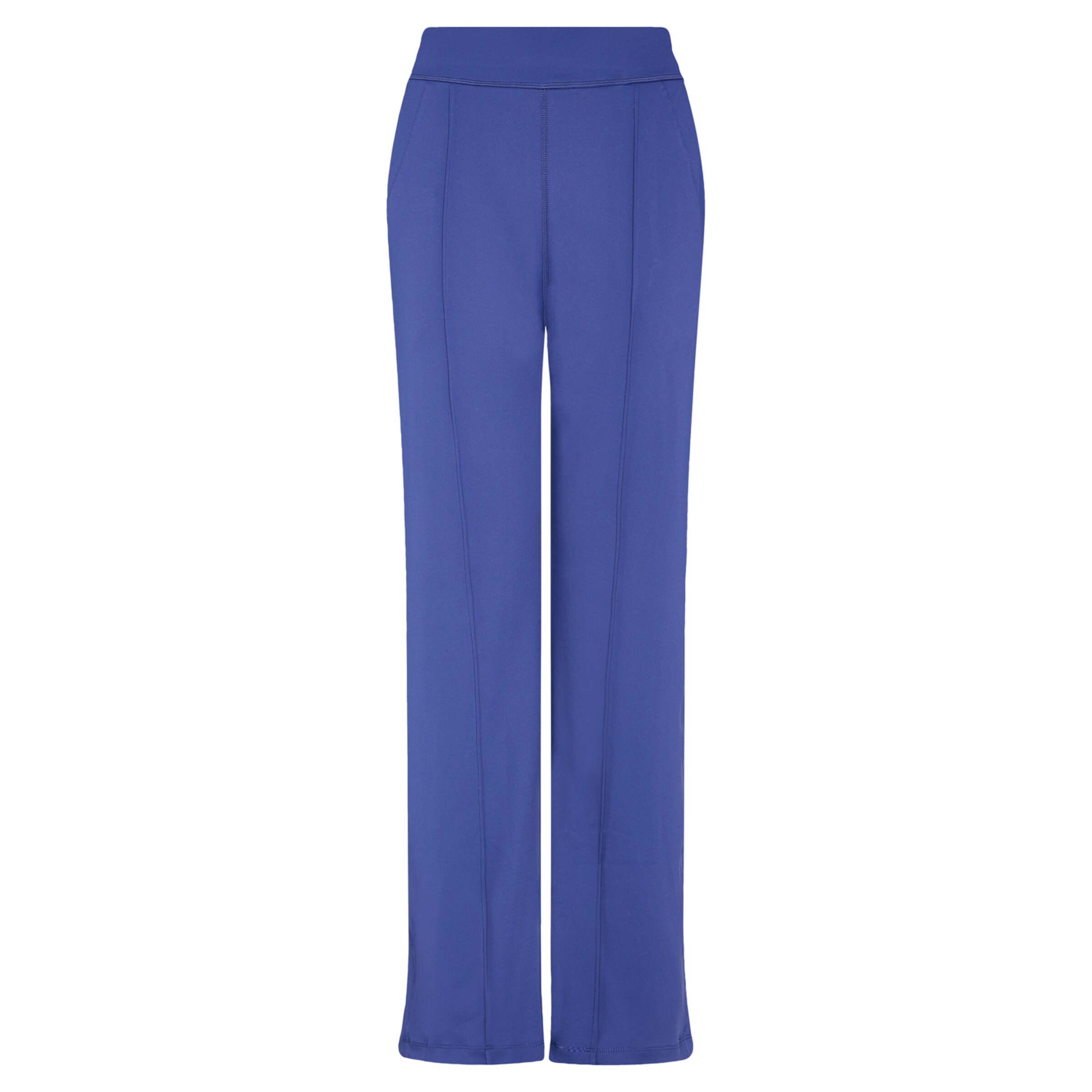 Born Living Yoga Wide leg Sports trousers ' Lua Polo ' in Blue: front