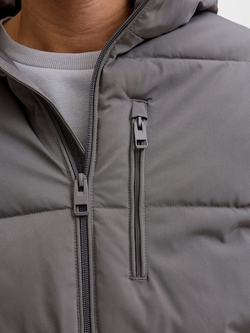 JACK & JONES Winter jacket 'JJEOWEN' in Grey