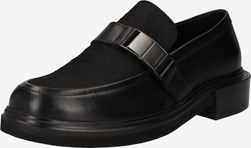 Chaussure basse 'ICONIC' Calvin Klein en noir : devant