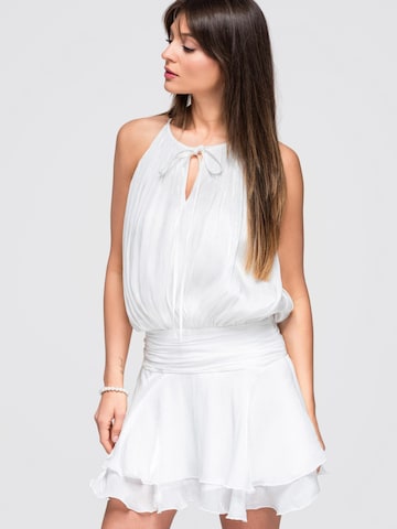 Ombre Evening dress in White