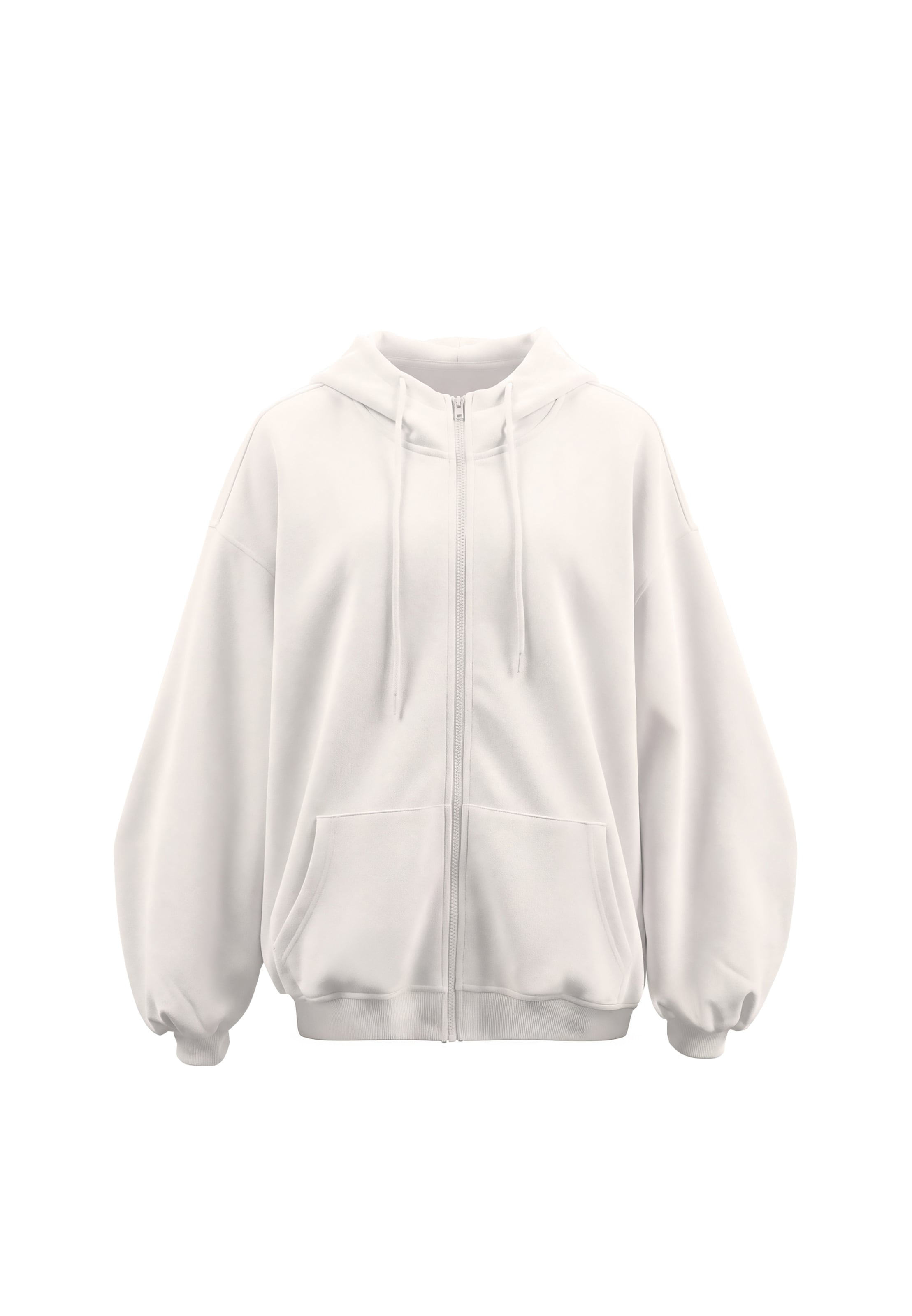 MYMO - Sudadera en blanco: frente