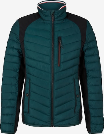 Veste mi-saison TOM TAILOR en vert : devant