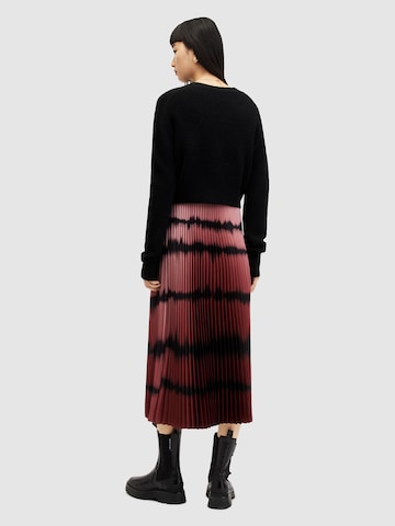 AllSaints Kleid mit Pullover 'CURTIS' (GRS) in Schwarz: Rückseite