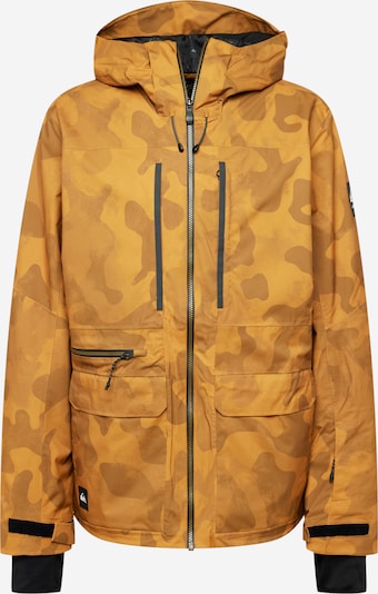 QUIKSILVER Friluftsjakke 'CARLSON' i brun / oker / svart, Produktvisning
