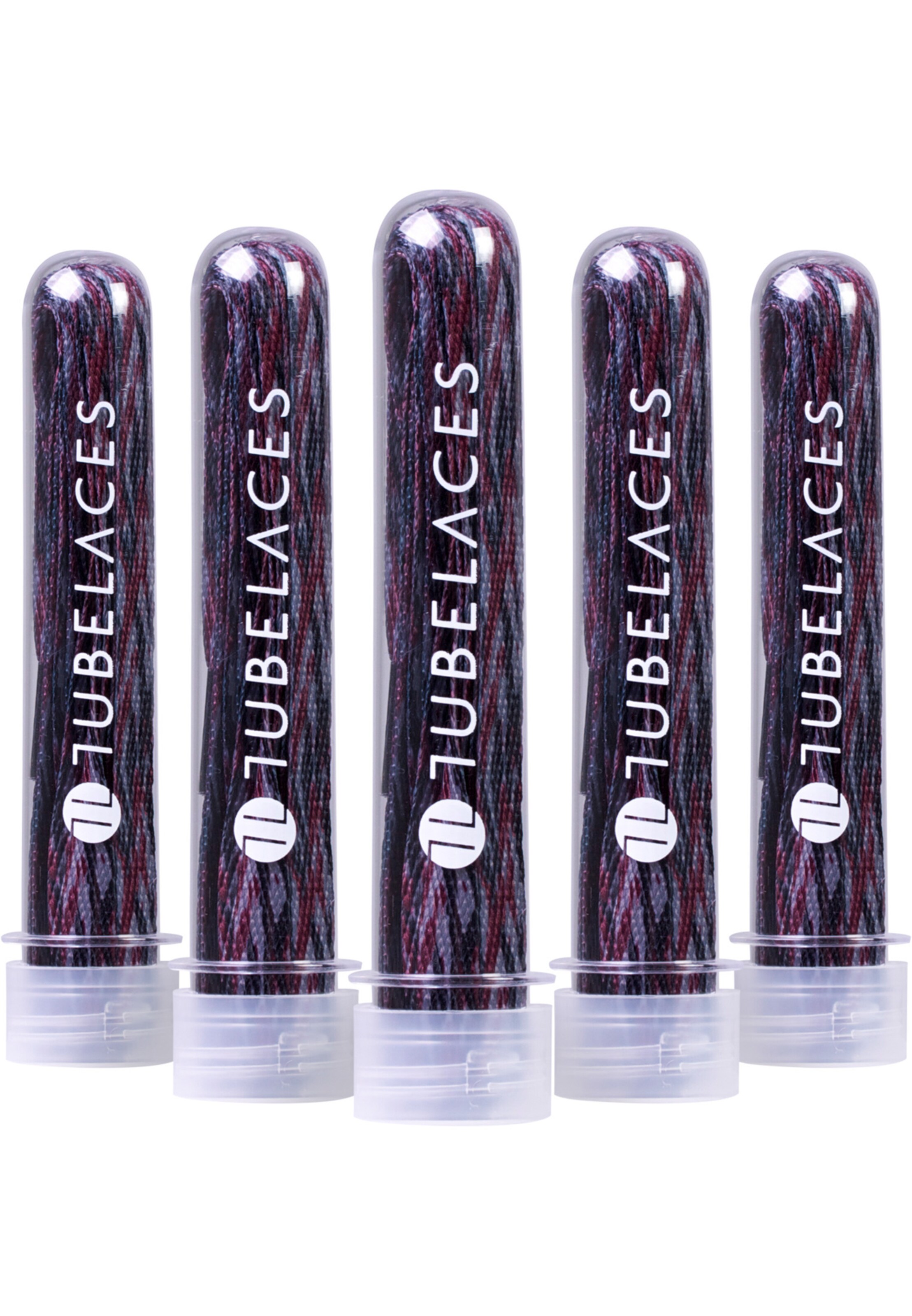 TUBELACES Schoen accessoires 'White Flat' in Lila