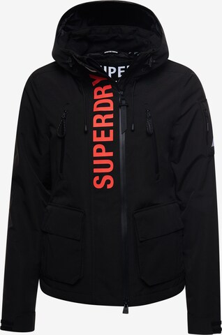 Superdry Between-Season Jacket 'Ultimate SD Windcheater' in Black: front