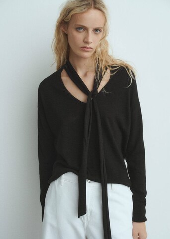 MANGO Sweater 'Laia' in Black: front