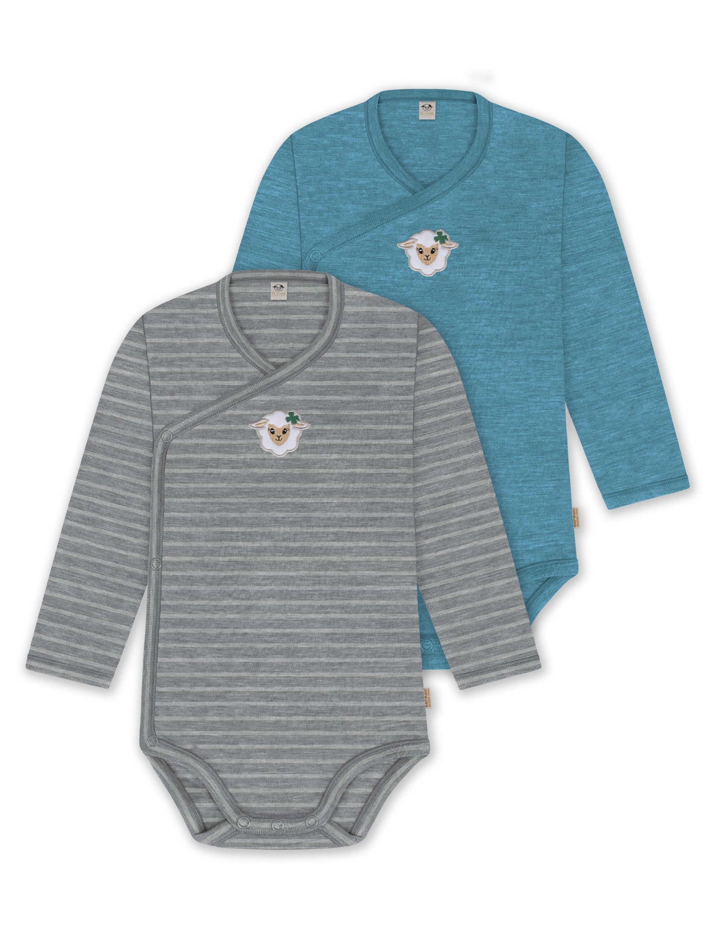 Barboteuse / body normani en bleu : devant