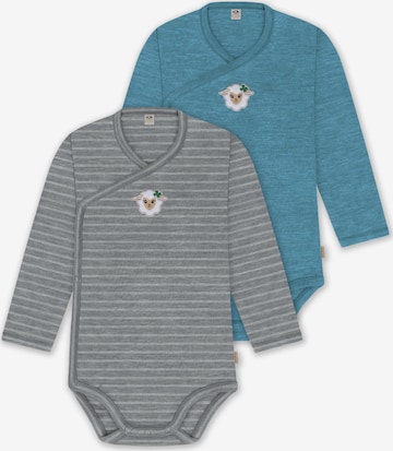 Barboteuse / body normani en bleu : devant