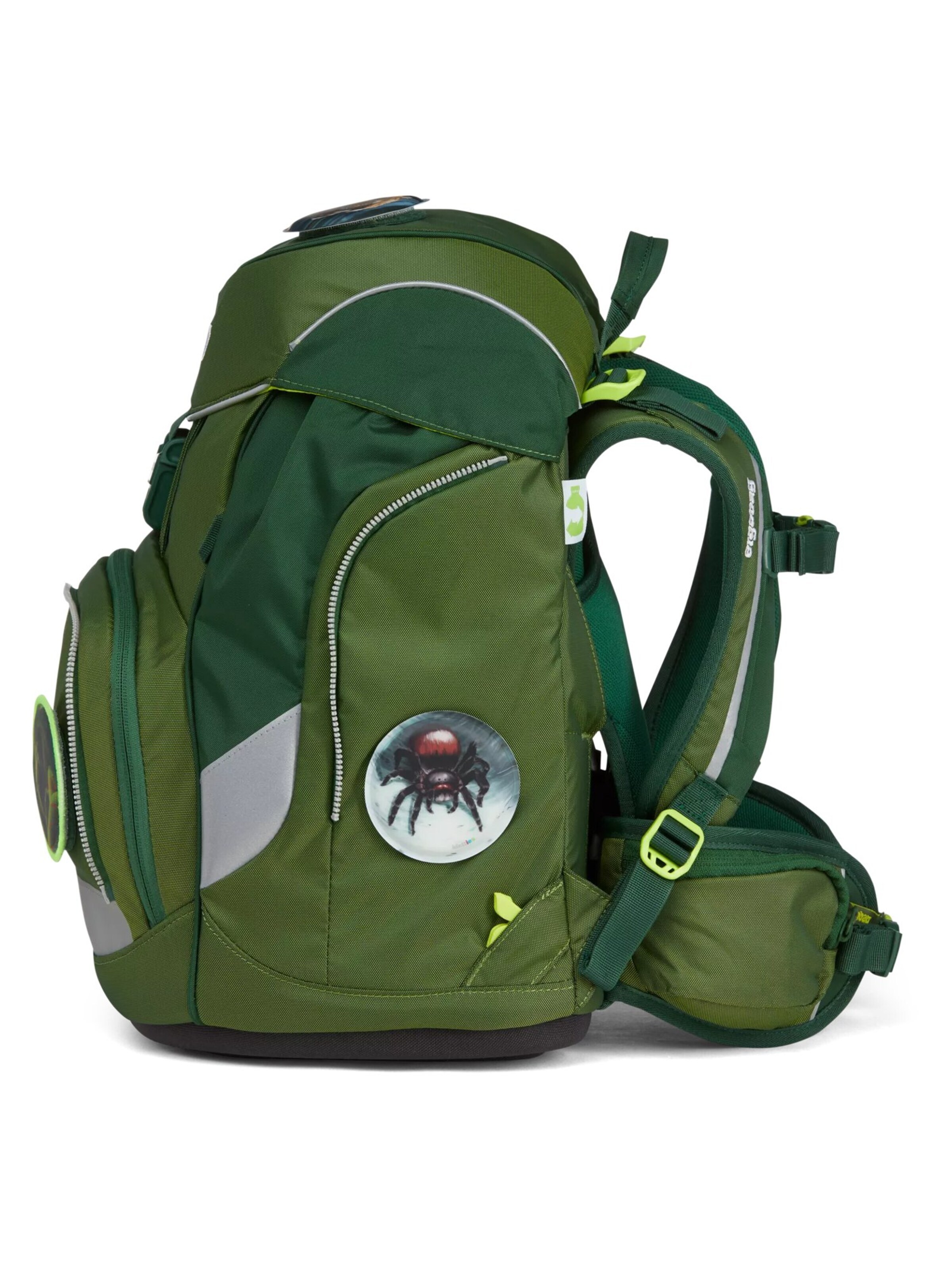 ergobag Backpack 'Schulranzen-Set pack Set' in Green