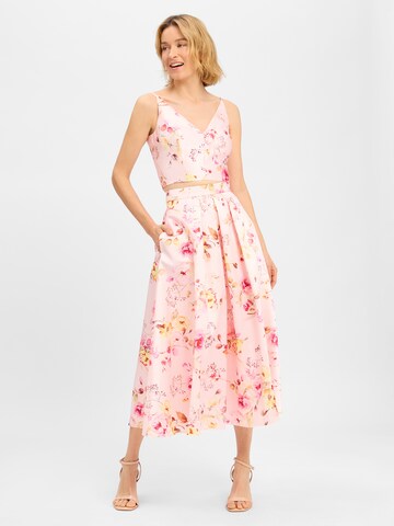 SWING A-Linien-Midirock in Pink