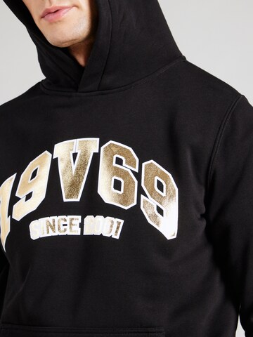 19V69 ITALIA Sweatshirt 'Hadrian' in Black
