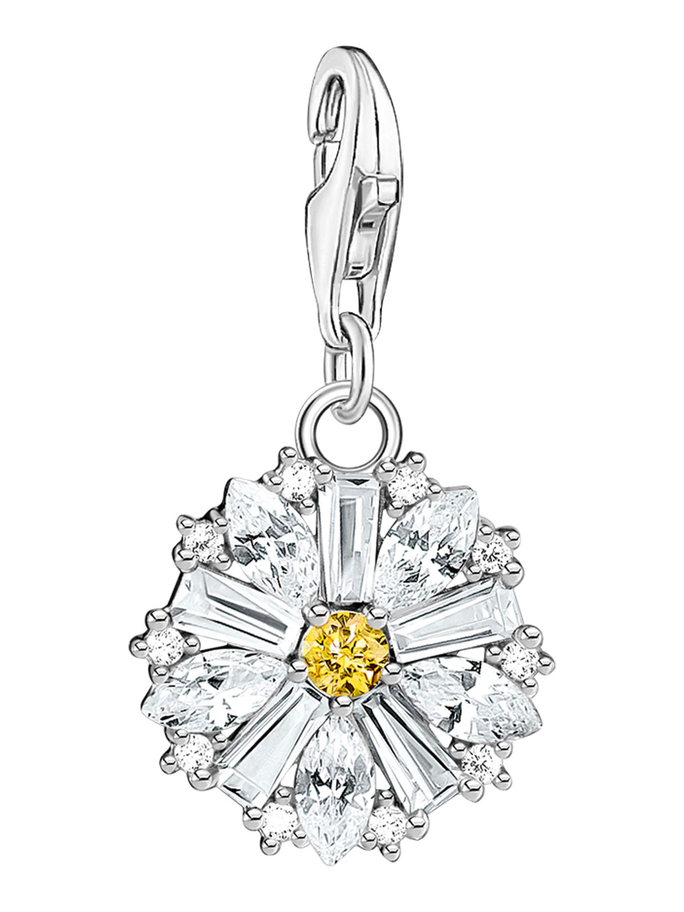 Thomas Sabo Anhänger 'Lovely Daisy' in Silber: Vorderseite