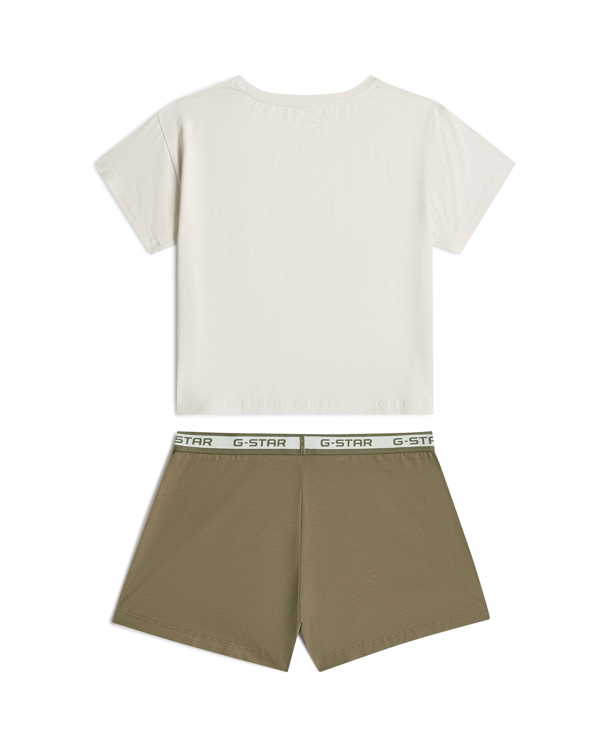 G-STAR Pyjama 'Tee and Short Pyjamas Set' in Groen