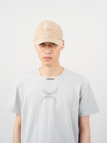 Cørbo Hiro - Gorra 'Ronin' en beige: frente