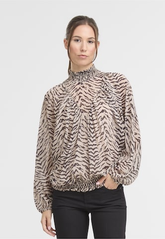 Camicia da donna di Cloud5ive in beige: frontale