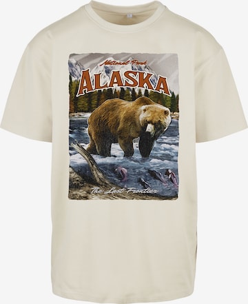 Mister Tee T-Shirt 'Alaska' in Beige: Vorderseite