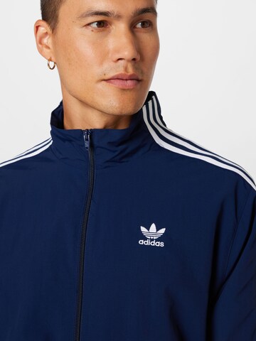 ADIDAS ORIGINALS Between-Season Jacket 'Adicolor Classics Lock-Up Trefoil' in Blue