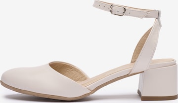 RYŁKOCipele s potpeticom i otvorenom petom - bež boja: prednji dio