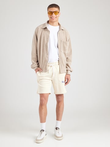 JACK & JONES Regularen Hlače 'JPSTGORDON' | bela barva