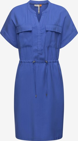 Ragwear - Vestidos camiseiros 'Roisa' em azul: frente