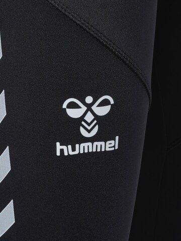 Hummel Skinny Sportbroek in Zwart