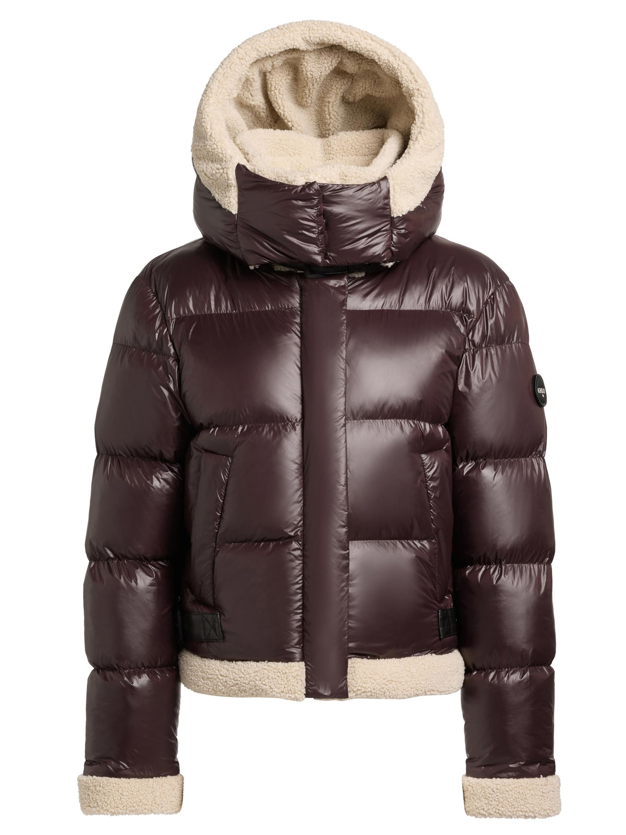 khujo Winter Jacket 'Nessie2' in Brown: front