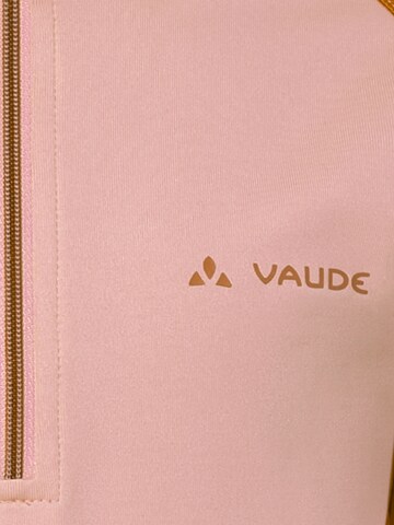 VAUDE Athletic fleece jacket ' Livigno HFZ ' in Pink