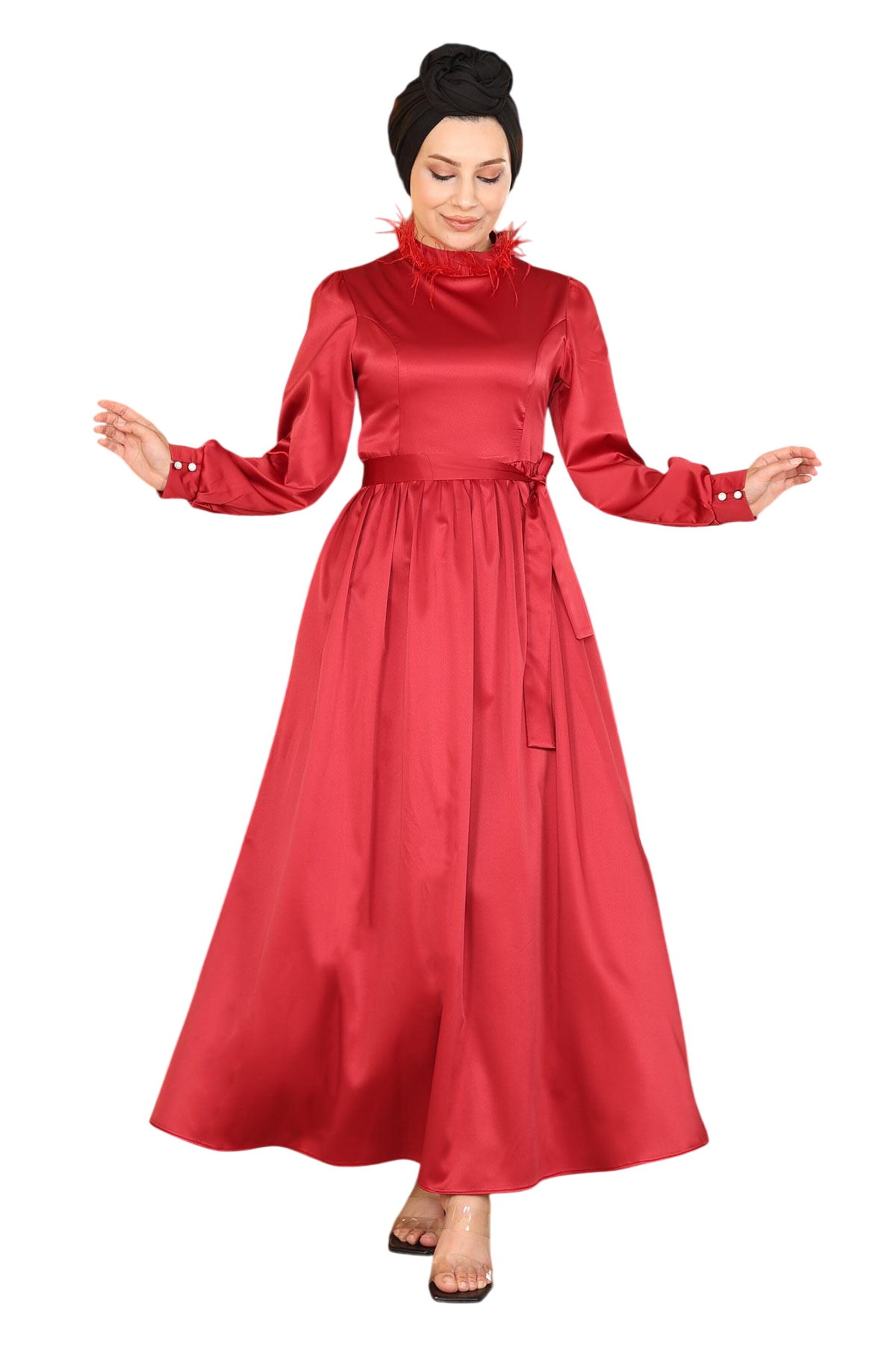 MODAMIHRAM Avondjurk in Rood