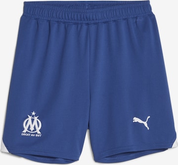 Regular Pantalon de sport PUMA en bleu : devant